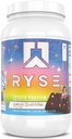 RYSE ha caricato la polvere proteica - Little Debbie Cosmic Brownie - 25g Whey Protein Isolate & Concentrate con fibra prebiotica & MCTs - Carbo basso, Basso zucchero, Digestivo-Friendly - 27 Servings / 2 lb Tub