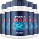 Rize labs Eyesight Max Vision Supplemento, Capsule All-Natural per il rapido miglioramento della salute e migliore capacità di messa a fuoco, Supporta funzioni occhio sano - Confezione di 5 (300 capsule)