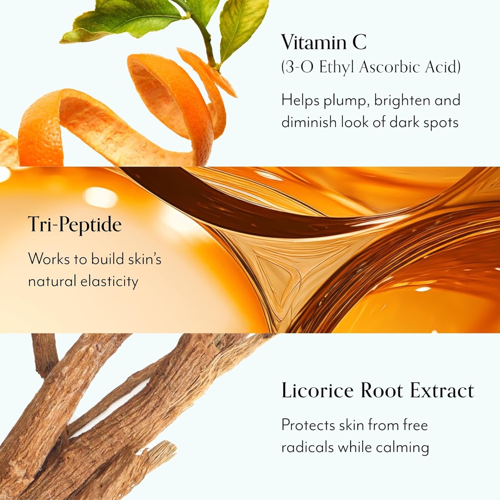 Bliss Bright Idea Vitamin C Serum & Eye Cream Duo - Aufhellung und Hydrat - Anti-Aging Serum, Reduziert feine Linien - Clean, Vegan & Cruelty-Free