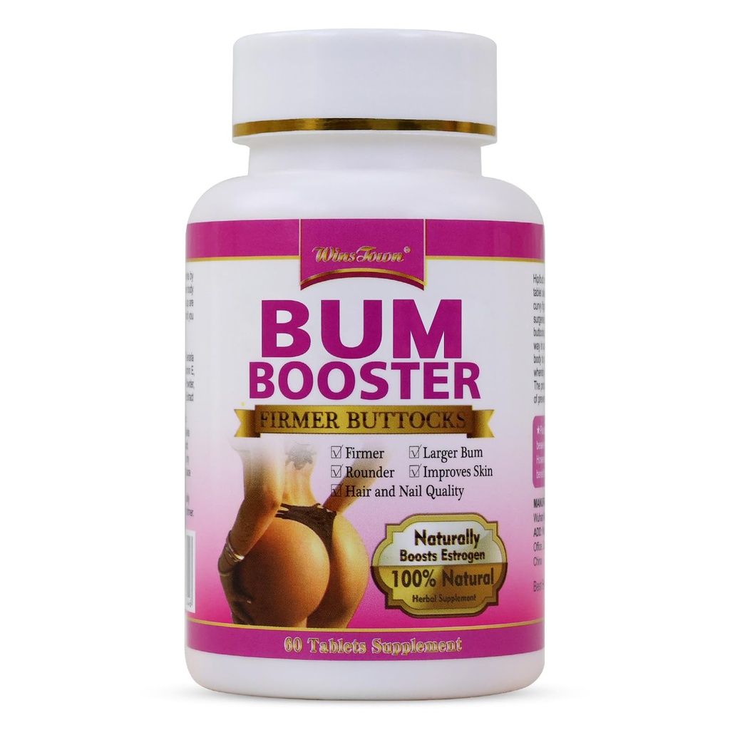 Butt Booster Pillen, Mention Buttocks Kräuterergänzungen, Plump HIPS Enhancement Firming und Verführerisch, 60 Tabletten