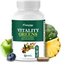 Evolution Advance Nutrition Vitality Green, 90 compresse – Integratore di frutta e verdura, Ricco di vitamine e minerali – Vegan