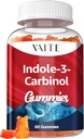 Indole 3 Carbinol 400mg Gummy Supplemento – Indole-3-Carbinol per l'equilibrio ormonale & supporto antiossidante, 60 Vegan Chewables per gli uomini e le donne, Non-GMO, senza glutine, prodotti di benessere