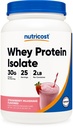 Nutricost Whey Protein Isolate (Shake de lait de mûre) 2LBS