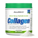 ALLMAX Nutrition Grass Fed & Pasture Raised Collagen con 10.000 mcg Biotin + 90 mg Vitamina C, Non aromatizzato, 15.5 oz (440 g)