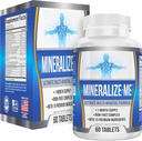 Supplemento Multi-Mineral (15-in-1) Iron Free Formula | Multimineral ad alta potenza | Minerali di Traccia Essenziali | Integratori Multiminerali | 60 Compresse