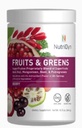 NutriDyn Fruits & Verts Saveur de baies *Certifié biologique* avec Acai, Gogi, Mangosteen, Noni & grenade Super Fruits 304,8 Grams (Berry)