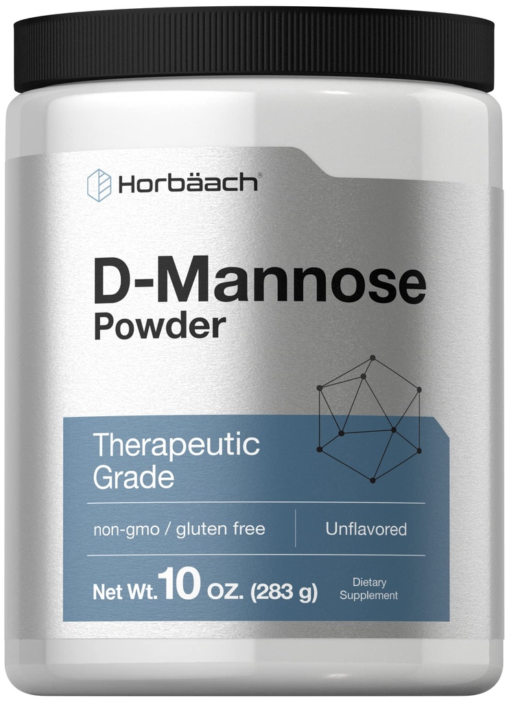 Horbaach D-Mannose Powder | 10 Oz | Supplemento per le donne e gli uomini | Non aromaed | Vegetariano, Non OGM e Gluten Free