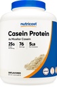 Nutricost Casein Protein Powder 5lb - Micellar Casein, Non-GMO, Glutenfrei (Unflavored)