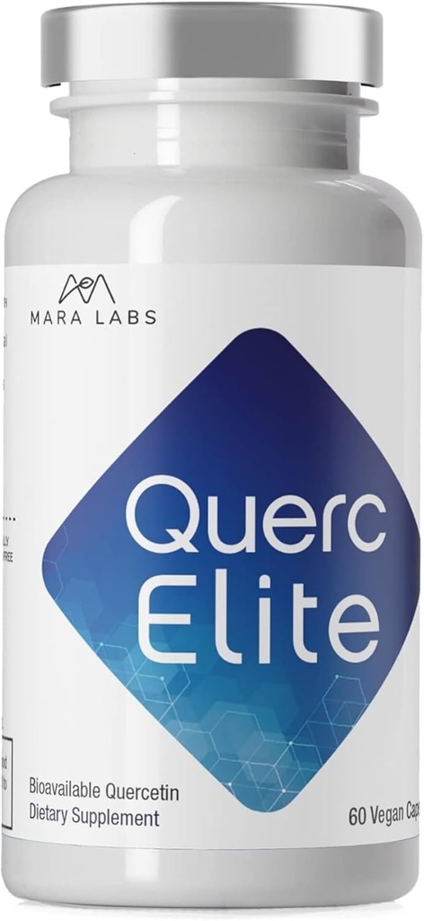 Mara Labs QuercElite Bioavailable Quercetin | 250 mg Quercetin und 250 mg Broccoli Seed Complex | 60 Vegan Kapseln