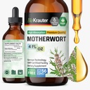BIO KRAUTER Tintura della madrewort - Estratto di erbe della madrewort - Supplemento liquido per la salute delle donne - Promuove la calma - Alcol & Sugar Free - Vegan Drops 4 Fl.Oz.