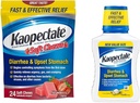 Kaopectate Anti-Diarrheal weiche Kauen 24 Count und Upset Stomach Relief Flüssigkeit 11 Fl Oz