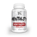 5% Ernährung Rich Piana Mentalität Nootropic Blend | Brain Booster Ergänzung für Leistung, Gedächtnis, Mental Clarity | Ginseng, Ginkgo, L-Theanin, Choline, Huperzine, 60 Kapseln (30 Tage Versorgung)