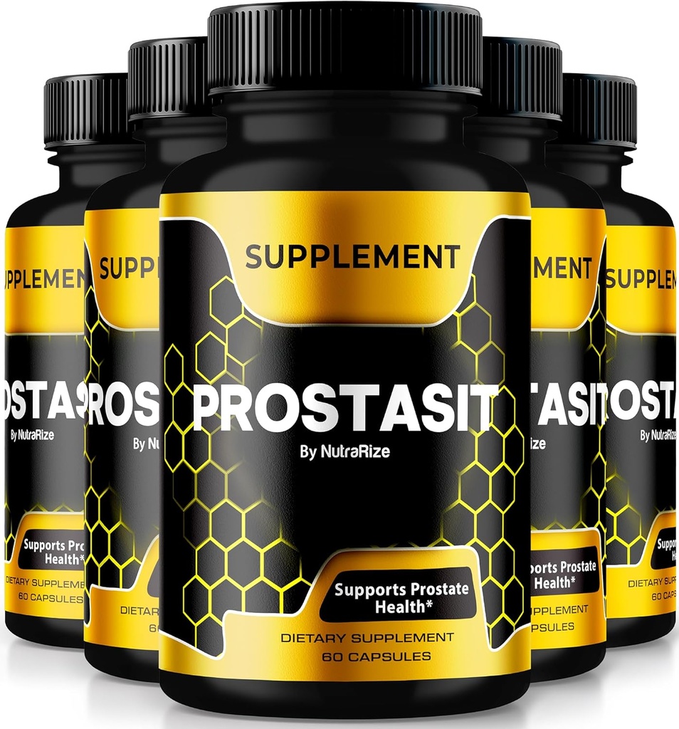 (5 Pack) Capsule Prostasit, Tutti Natural Premium Formula per sostenere la salute della prostata, Supplemento ufficiale per la salute e il benessere, Prosta Sit Pastillas Recensioni (300 capsule)