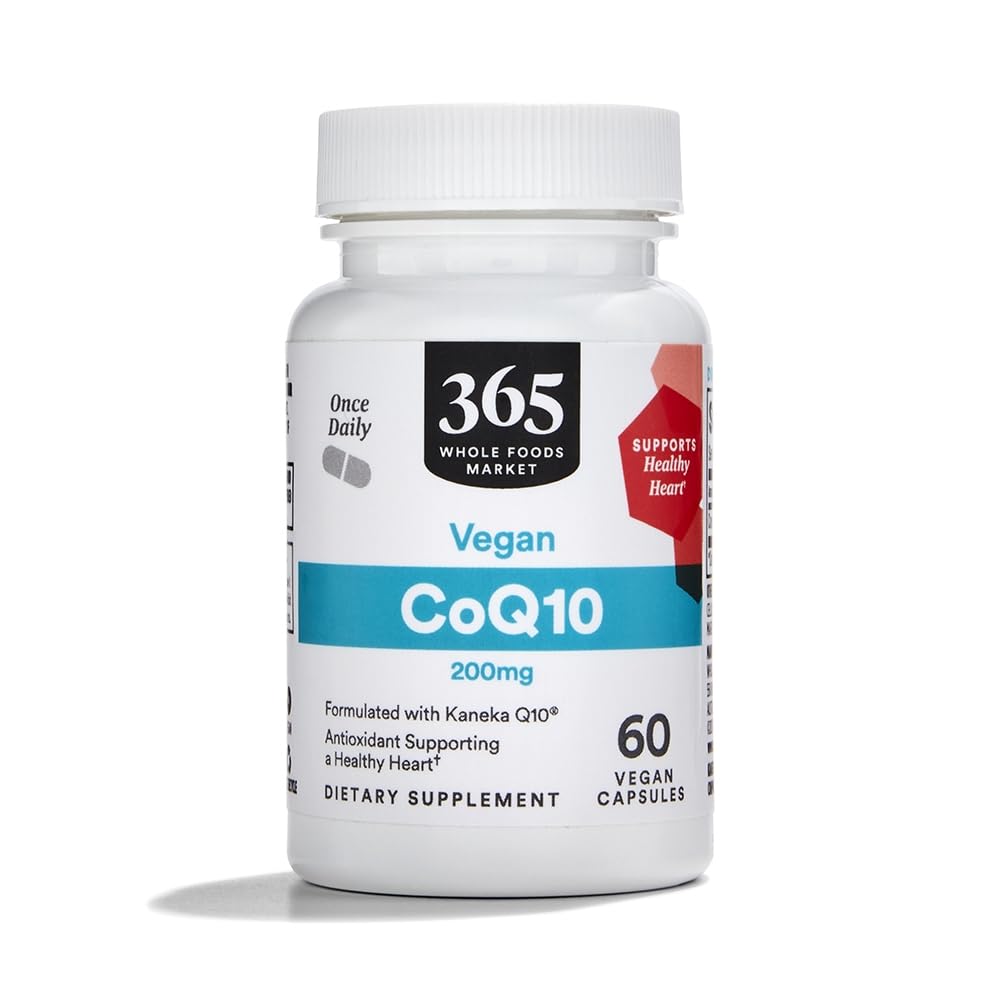 365 von Whole Foods Market, CoQ10 200mg, Vegan, 60 Count