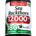Laboratoire de la mer Buckthorn180 Capsules de 12000 mg de Omega 7 Sea Buckthorn de la mer Supplément d'épine de mer Omega 7 Supplément d'absorption ultra-haute.