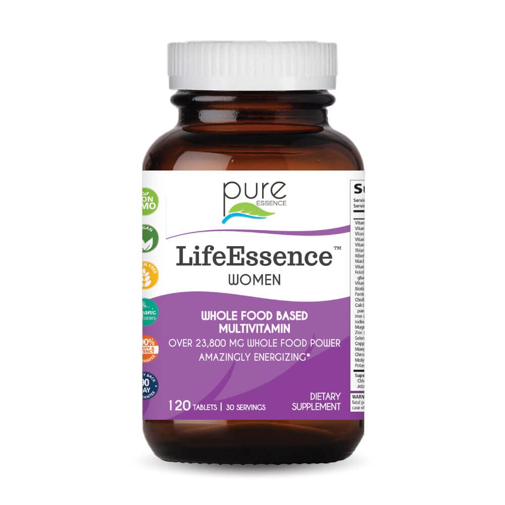 PURE ESSENCE LABS LifeEssence Women's Formula - World's Most Energetic Multiple - The Master Multiple - 120 Tablet