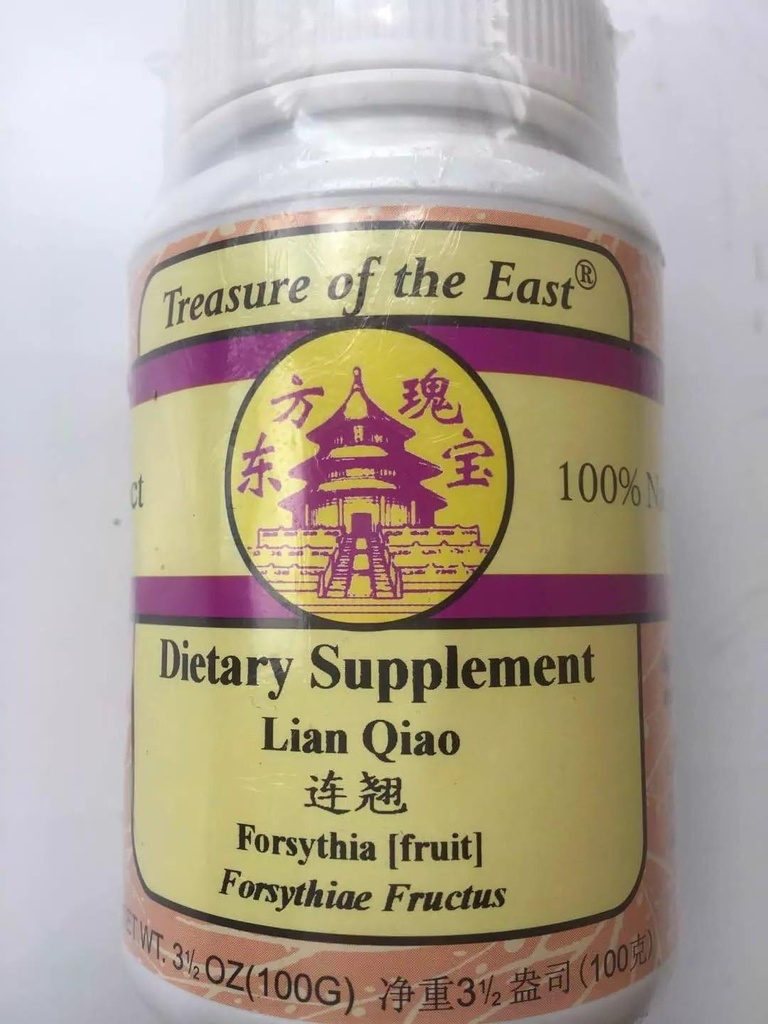 Trésor de l'Est, Forsythia Fruit - Lian Qiao (5:1 Granules concentrées extrait de plantes, 100g)