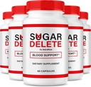 NutraRize (5 Pack) Zucchero Elimina capsule, Formula di supporto ufficiale per la salute generale, Zucchero Elimina pillole per mantenere livelli stabili sani, Premium SugarDelete Pastillas Review (300 capsule)