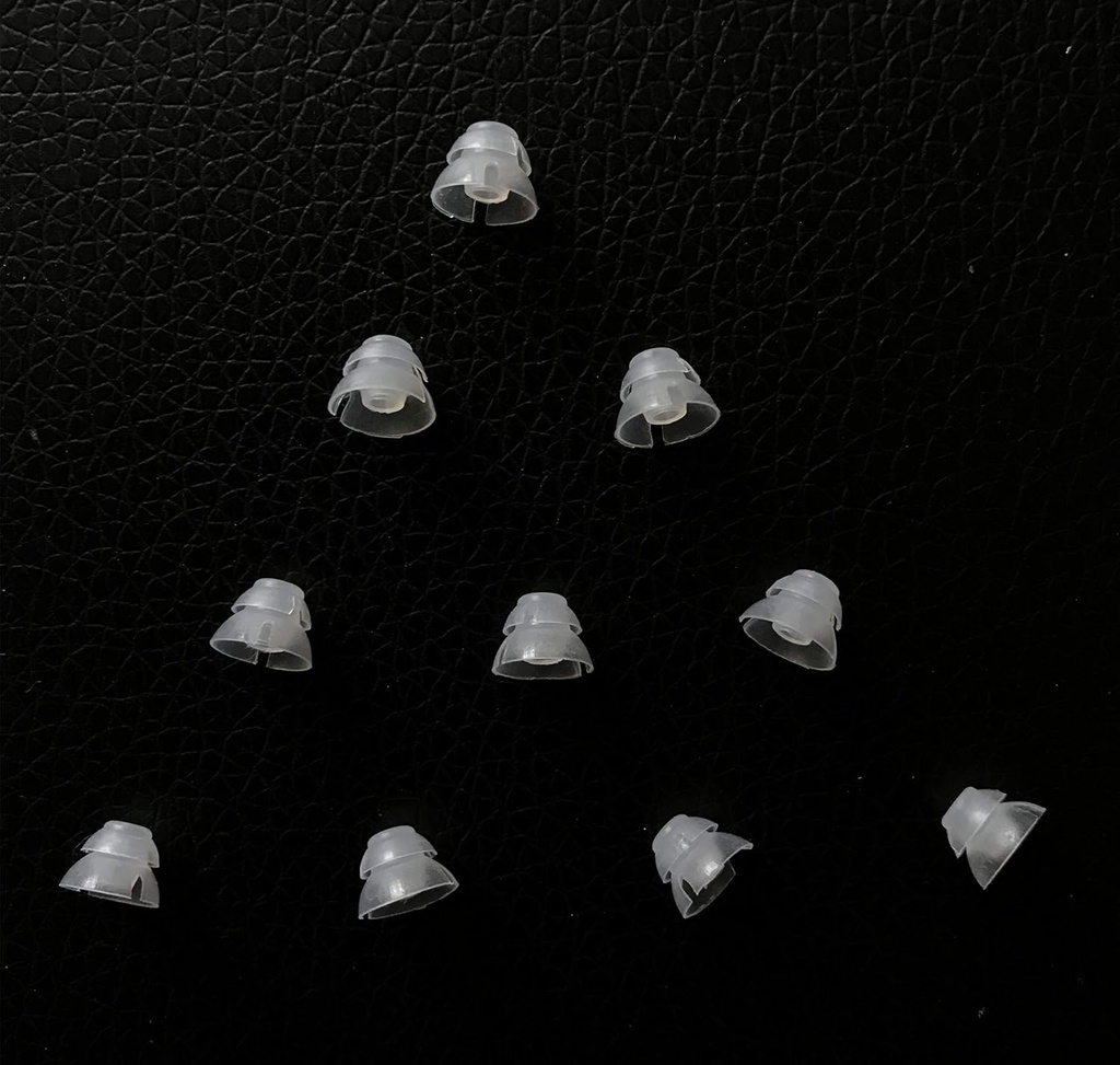 Jungle Care® (6mm Small * 10pc) Double Layer Magic Hearing Aid Domes Bequeme PSAP (Persönliche Klangverstärker Produkt) Kit Unsichtbare, Perfekt für Open Air (Offene Passform), ausgenommen RIC