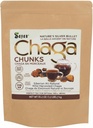 Sayan Siberian Pure Raw Chaga Mushroom Chunks with Black Top Crust 35.2 Oz/ 2.2 lb – Premium Wild-Harvested Antioxidant Tea for Immune Support, Focus and Digestive Health - Non OGM