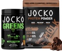 Jocko Fuel 2 Pack Bundle - Polvere di Jocko Greens + polvere di proteine di Mölk di cioccolato