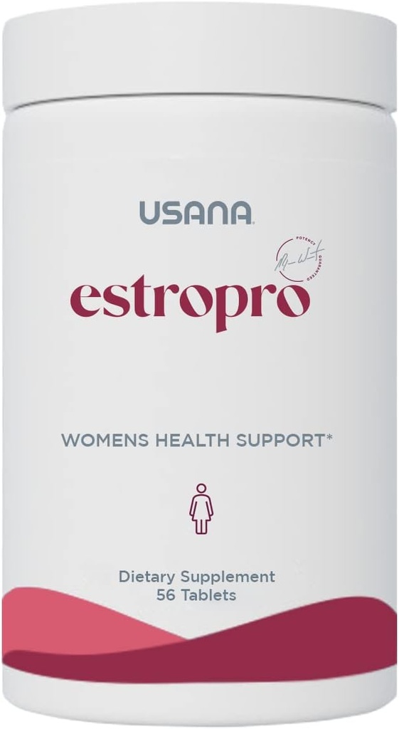 USANA EstroPro mit Phytoestrogens für Symptomatische Unterstützung während der Menopause* - 56 Tabletten - 28 Tage Versorgung