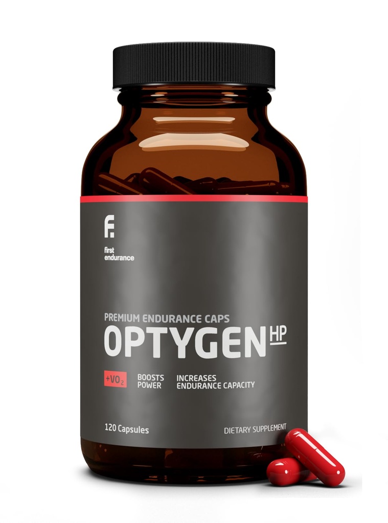 FIRST ENDURANCE OptygenHP - Premium Endurance Supplement | Boost Power | Increase Performance and Endurance | Improves Oxygen Utilization| 120 Capsules