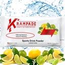 Krampade Original 2K - 2000mg High Potassium Cramp Relief Electrolyte Drink Powder: Faster Recovery, Fatigue Lenta, Idratazione Ottimizzata | 20 singoli Packets (Lemon Lime)