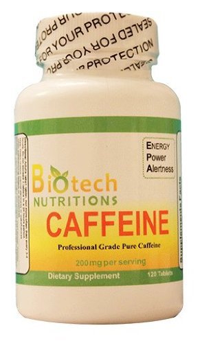 Integratore alimentare di caffeina, 120 conte
