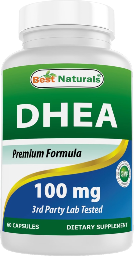 Migliore naturali DHEA 100mg Supplemento 60 capsule - Supporti livelli di ormone bilanciato per gli uomini e le donne - promuove l'invecchiamento sano - USA Prodotto