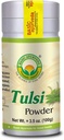 Polvere di Tulsi di AYURVEDA di BASIC | Polvere di foglie di basilico santo per tè, cottura e uso di erbe | Pure & Natural | Gluten-Free, Non OGM | Supplemento di erbe ayurvedica crudo | 3.53 Oz (100g)