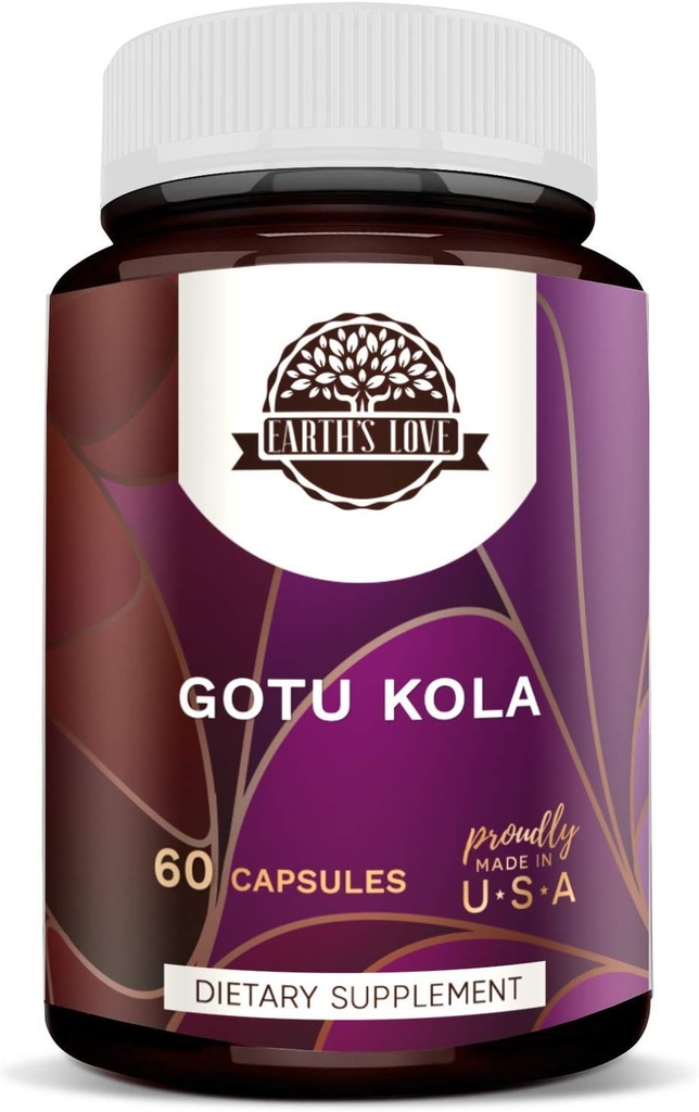 L'amore della Terra - Gotu Kola 60 capsule, 500 mg, Gotu Kola (Centella Asiatica)