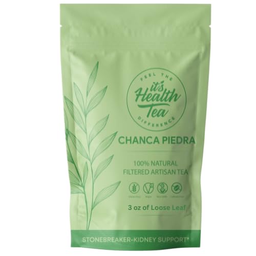 Stone Breaker Chanca Piedra Tea - Loose Leaf w/ 35 Sacchetti di tè - Natural Kidney Cleanse - Kidney Stone Crusher & Gallblader Detox from Peru (Phyllanthus niruri)