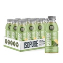 Isopure Zero Carb 32g Clear Protein Ready-to-Drink, Whey Protein Isolate, The verde, 12 Pack (Packaging May Vary)