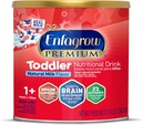 Enfagrow PREMIUM Toddler Nutritional Drink, fatto con latte reale, Brain-Building Omega-3 DHA, Nutrienti e Prebiotici per la crescita & supporto immunitario, Non-GMO, Polvere del latte del bambino, 24 Oz Can