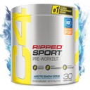 C4 Ripped Sport Pré entraînement Poudre Arctic Snow Cone - NSF certifié pour le sport + sucre gratuit Préentraînement Supplément énergie pour les hommes et les femmes - 135mg caféine + perte de poids - 30 portions