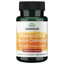 Swanson Vitamin D & Boron 60 capsule
