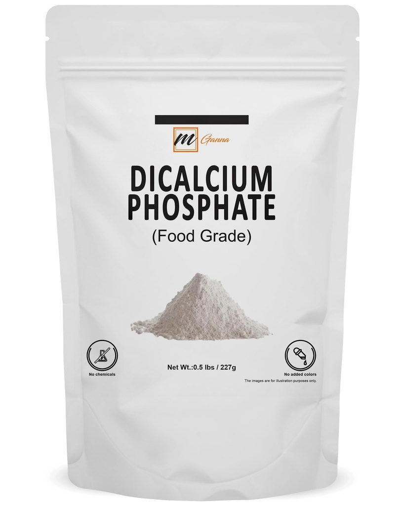 Dicalcium Phosphate per alimenti e cosmetici 227 gms / 0,5 lbs