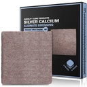 EVERLIT AG Silber Kalzium Alginat Wound Dressing | Absorbens Nicht-Stick Steril Dressing Pad | Gentle Gauze mit natürlichem Gelfaser für Wound Pflege