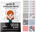 Quitch Natural Moskito Repellent Aufkleber für Kinder & Erwachsene | geraniol Bug Patch | Anti Moskito Patch | Moskito Patches für Babys | Bug Spray Aufkleber | citronella Insect Alternative
