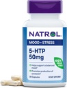 Natrol Mood & Stress 5-HTP 50mg, Integratore alimentare aiuta a sostenere un bilanciato mood, 30 capsule, 7-30 giorni di alimentazione