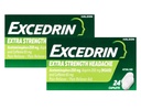 Excedrin Extra Strength - 24 Caplets, Pack of 2