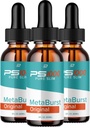 Metaburst PS1000 Pure Drops Liquid Supplement - PS1000 Metaburst Liquid Drops, PS1000 Original Metabolic Support Supplement, PS1000 Pure Metaburst Recensioni (3 Pack - 3 mesi di fornitura)