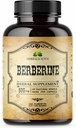 HERBALICIOUS Berberine Supplement – 100 Capsules Berberine HCL Dietary Supplement for Men and Women – Non GMO Berberine 500mg – Ideal for Immune Support, Heart, Cholesterol Levels