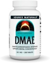 Quelle Naturals DMAE, Dimethylaminoethanol Bitartrate - Unterstützt Psychische Konzentration - 200 Tabletten