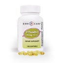 GeriCare Capsules de vitamine E à haute puissance – 100 UI pour le soutien de la peau et de l'immunité, 45mg