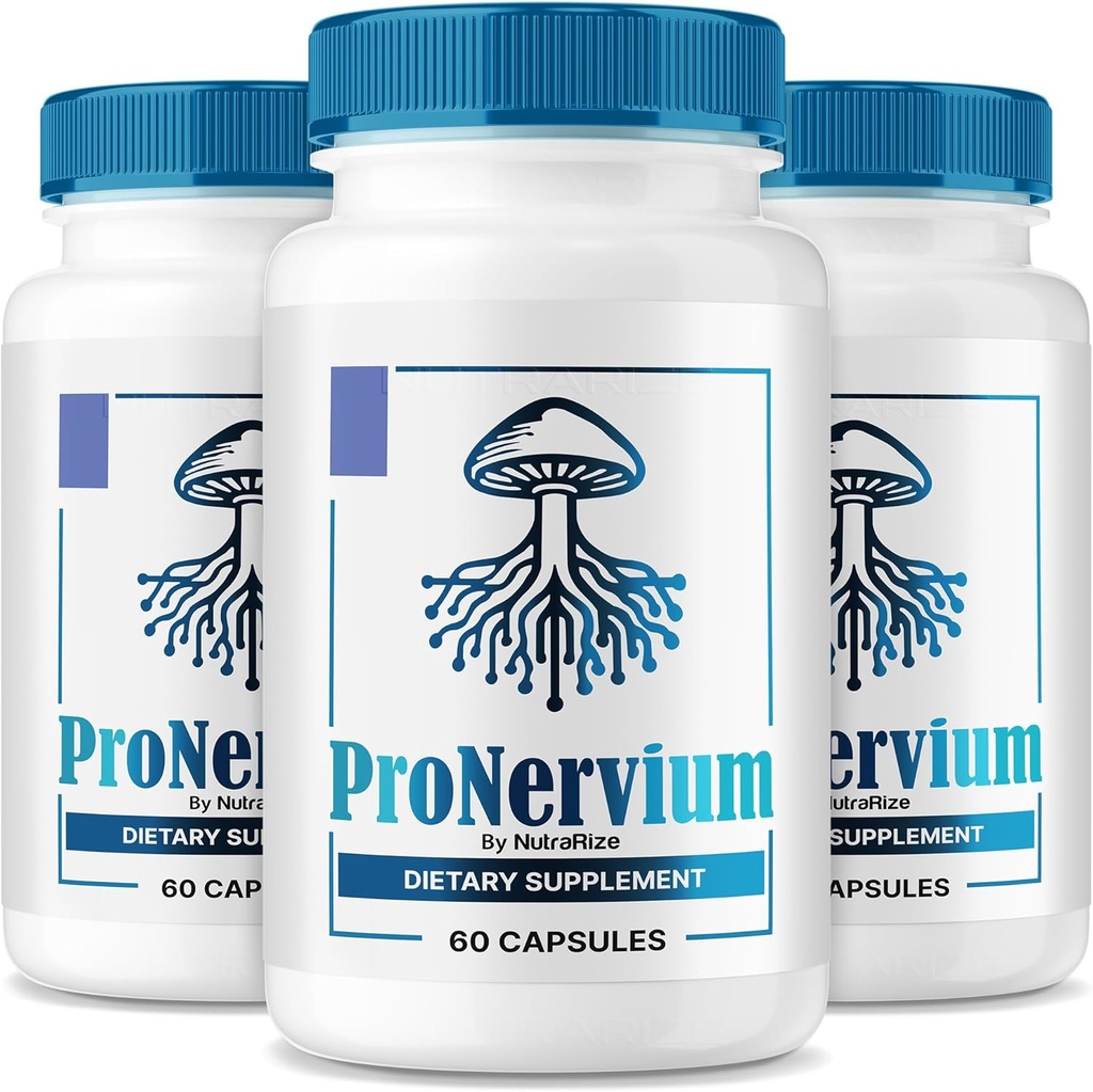 (3 Pack) ProNervium - ProNervium Advanced Nerve Health Supplement, ProNervium Nerve Support Diätpillen, All-Natural Formel für dynamischen Lebensstil, Pro Nervium Pastillas Bewertungen (180 Kapseln)