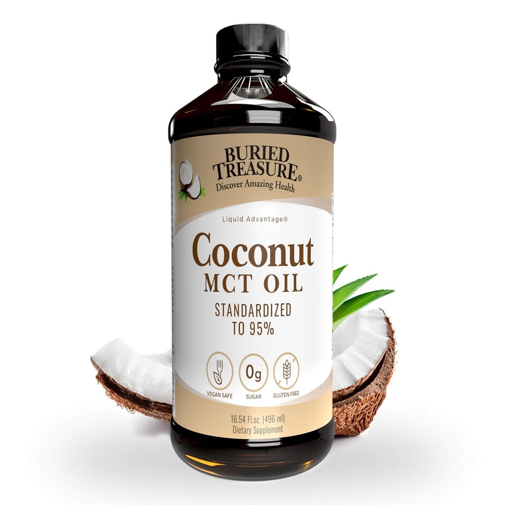 Buried Treasure MCT Kokosöl, 16.54 Fl Oz (Pack mit 1)