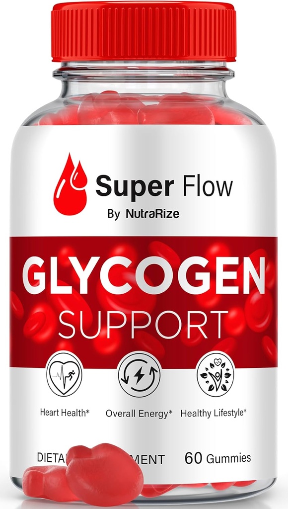 NutraRize Super Flow Glycogen, SuperFlow Glycogen Support Gummies, Super Flow Glyco Optimizer, SuperFlow Glyco Optimiser Gmmy, Super Flow Detox Cleanse, Super Flow Glycol (60 Gummies)