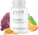 Pure Therapro Rx Methyl Active B Vitamine für Männer und Frauen | Methylierte Vitamine einschließlich Methyl B12, Methylfolat, Benfotiamin, Cholin, Niacin, TMG & Mehr | 60 Gemüsekapseln